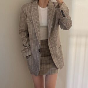 Jacket and skirt set